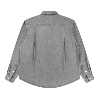 Unisex Vintage Wash Denim Shirt
