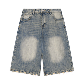 Men's Sunfade Distressed Denim Shorts