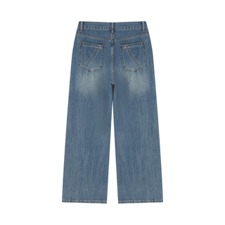 Women’s Vintage Wash Wide Leg Jeans
