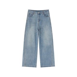 Women’s Vintage Wash High Rise Wide Leg Jeans