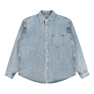 Unisex Vintage Wash Denim Shirt