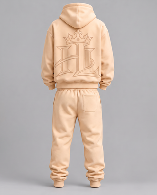 HL Essential Heavyweight Matching Set in Apricot - back