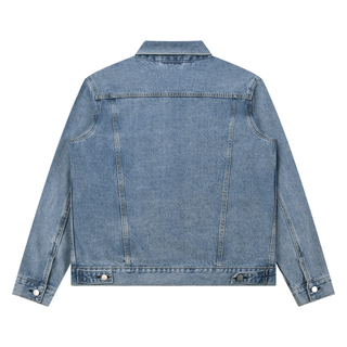 Unisex Vintage Wash Denim Jacket