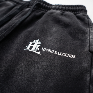 Humble Legends crown logo close-up - Black