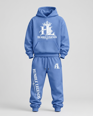 HL Essential Heavyweight Matching Set in Blue - front