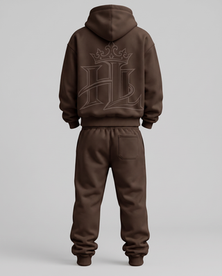 HL Essential Heavyweight Matching Set in Coffee - back