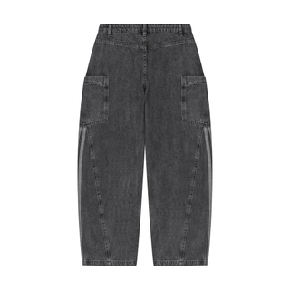 Women's Vintage Wash Barrel Leg Jeans