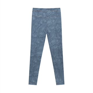 Women's Faux Denim Zip-Fly Leggings