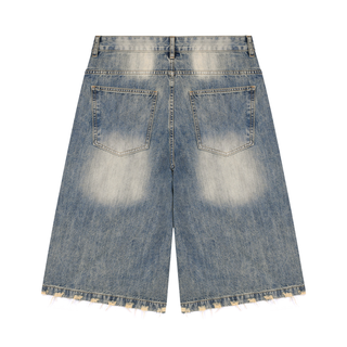 Men's Sunfade Distressed Denim Shorts