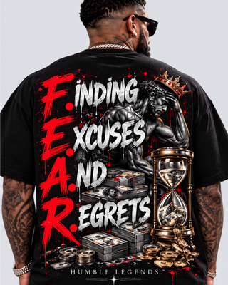 F.E.A.R. Heavyweight Tee - Black Back