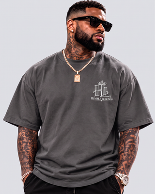 F.E.A.R. Heavyweight Tee - Dark Grey Front