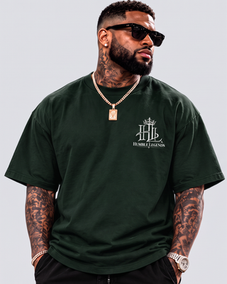 F.E.A.R. Heavyweight Tee - Hunter Green Front