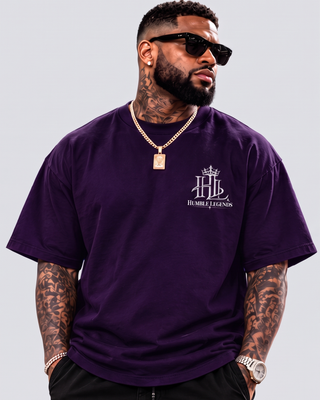 F.E.A.R. Heavyweight Tee - Purple Front
