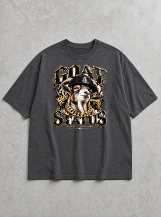 GOAT Status Gold Edition Tee - Dark Gray
