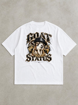 GOAT Status Tee - Lucent White