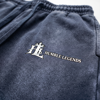 Humble Legends crown logo close-up - Gray Blue
