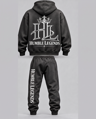 HL Vintage Wash Matching Set - Dark Gray - Back