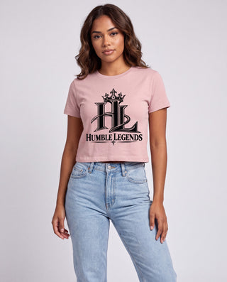 HL Crop Top - Light in Hazy Pink