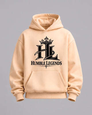 HL Essential Heavyweight Hoodie in Apricot - front