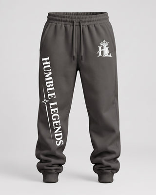HL Essential Heavyweight Sweatpants in Dark Gray - front