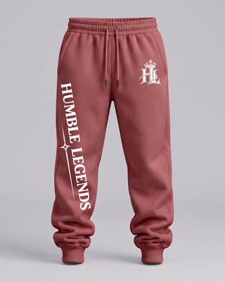 HL Essential Heavyweight Sweatpants in Dull Red - front