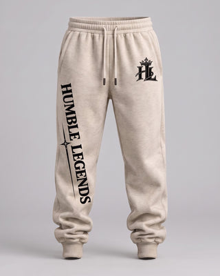 HL Essential Heavyweight Sweatpants in Oat Gray - front