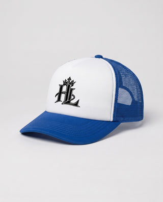 HL Foam Trucker - Blue / White / Blue close-up