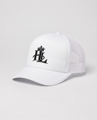 HL Foam Trucker - White close-up