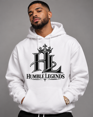 Humble Legends Signature Hoodie in white