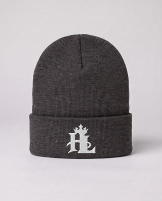HL Signature Beanie - Dark - Dark Grey close-up