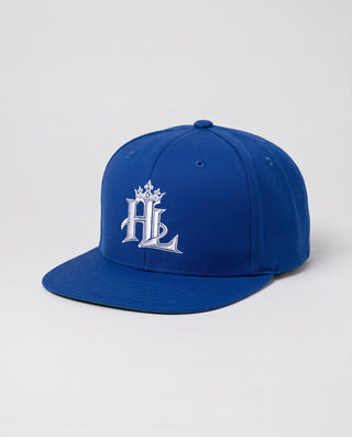 HL Signature Snapback - Dark - Royal Blue close-up