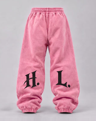 HL Vintage Wash Sweatpants in Pink - back