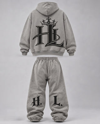 HL Vintage Wash set in Light Gray - back