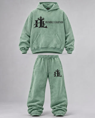 HL Vintage Wash set in Mint Green - front