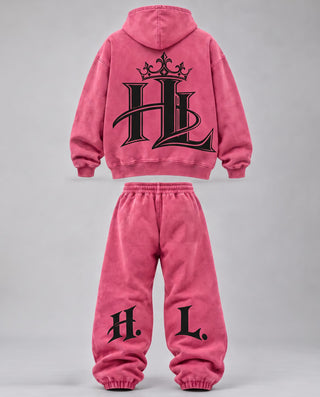 HL Vintage Wash set in Rose Red - back