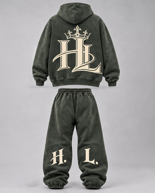 HL Vintage Wash set in Washed Green - back