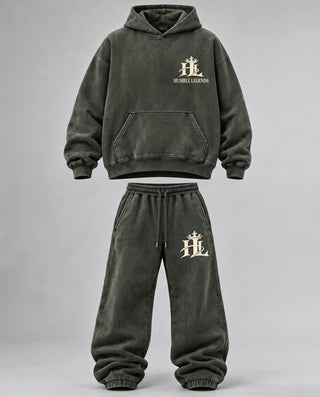 HL Vintage Wash set in Washed Green - front