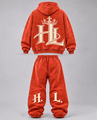 HL Vintage Wash set in Washed Red - back