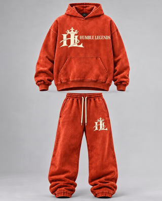 HL Vintage Wash set in Washed Red - front