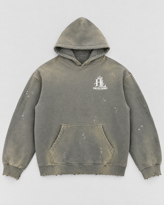 Losing Is Not An Option hoodie - Medium Gray Front