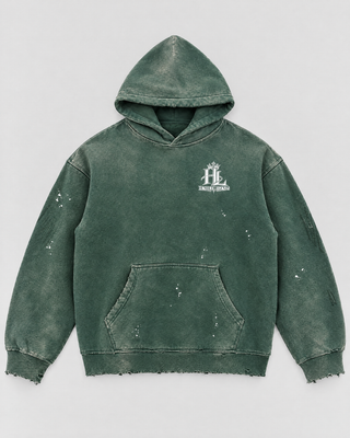Losing Is Not An Option hoodie - Retro Green Front